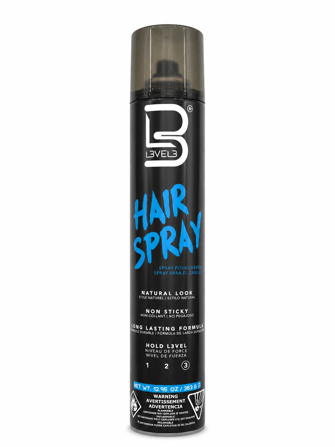 L3VEL3 Hair Spray – Fijación 3